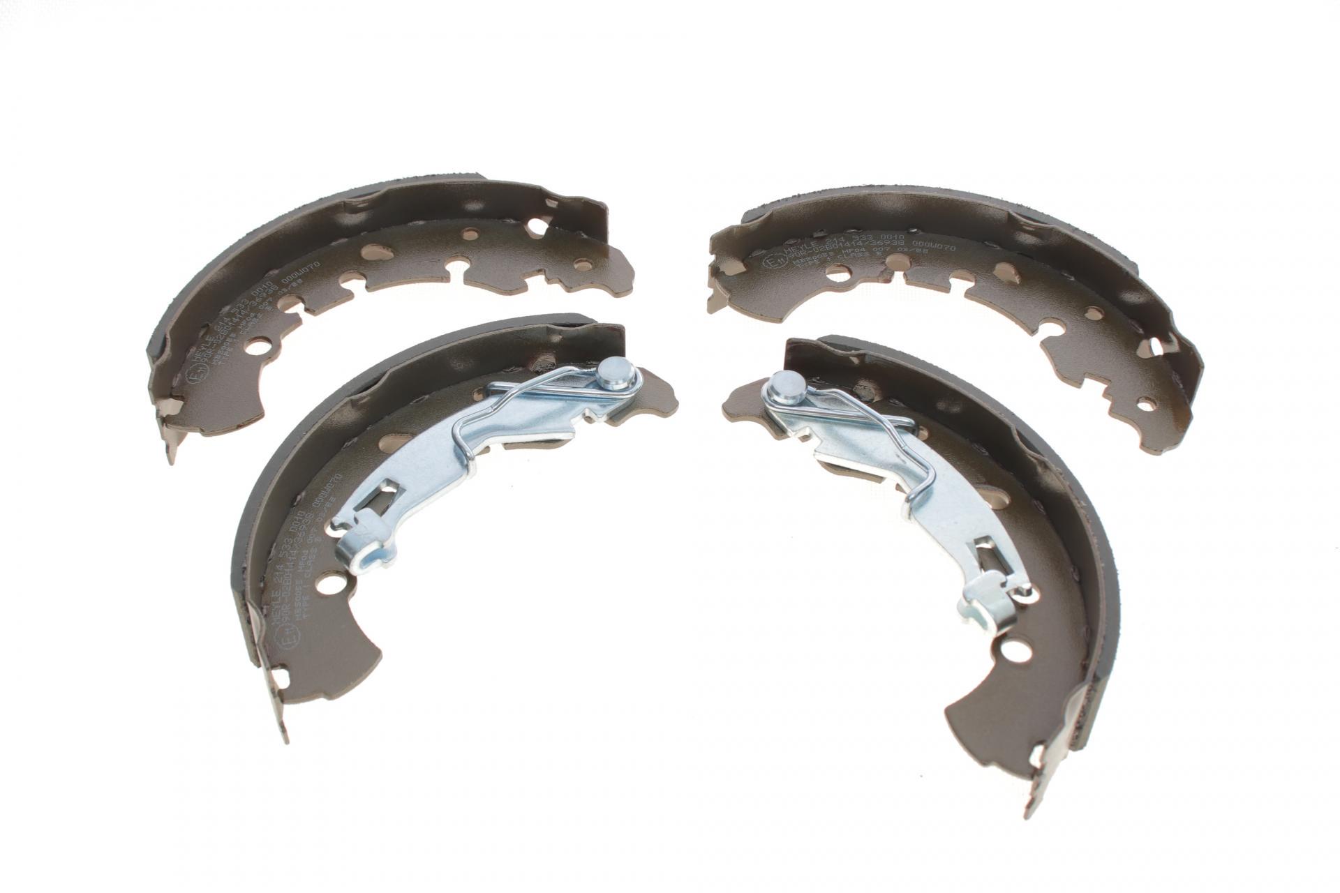 Колодки гальмівні задні Meyle для Opel Corsa 06-/Fiat Punto 99- барабанні 203,2x38 мм (214 533 0010)