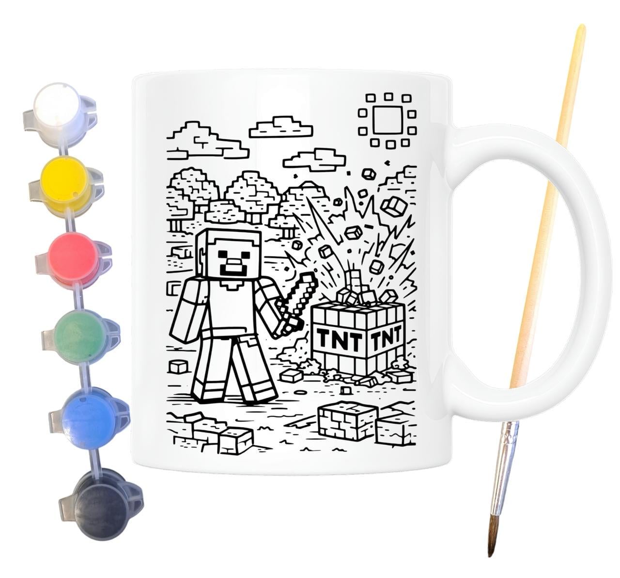 Набор для творчества кружка-раскраска Minecraft (КР0205)