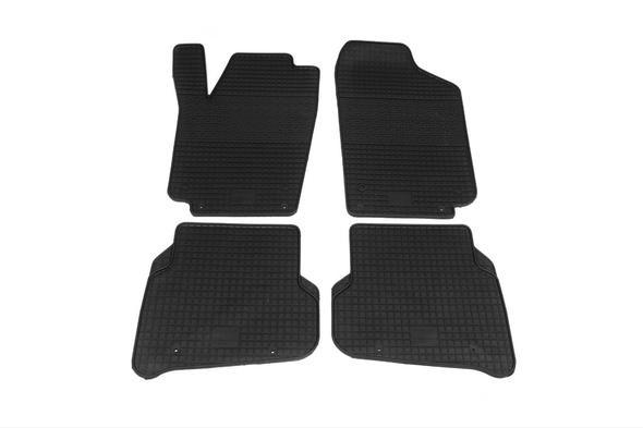 Резиновые коврики Polytep для Seat Ibiza 2010-2017 гг. резина Черный