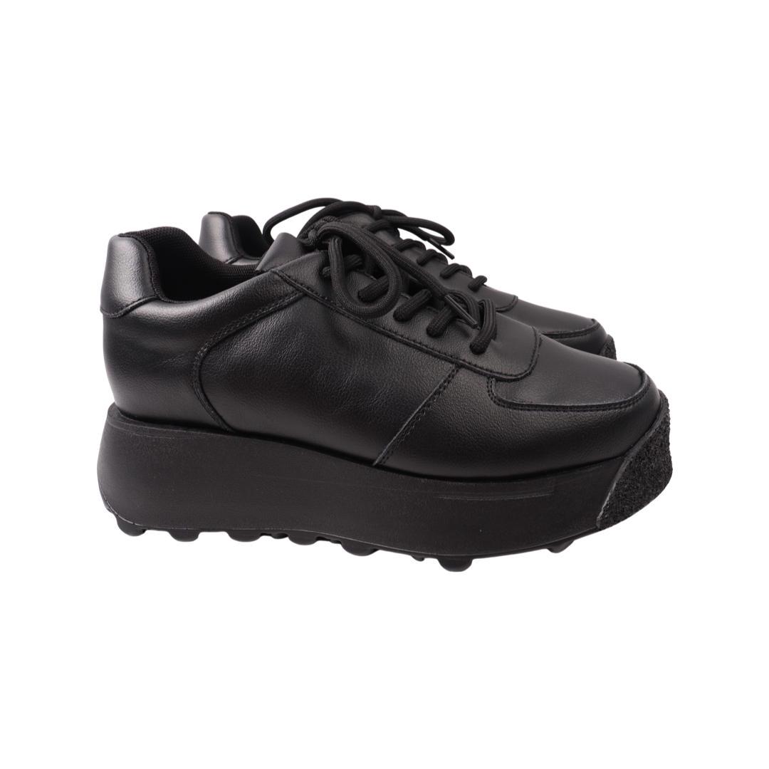 Кроссовки женские Farinni из кожи р. 38 Черный (189-21DTCPF)