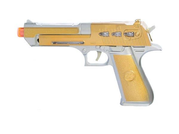 Игрушечный пистолет ZS157A звук вибрация/подсветка 24 см (482290)