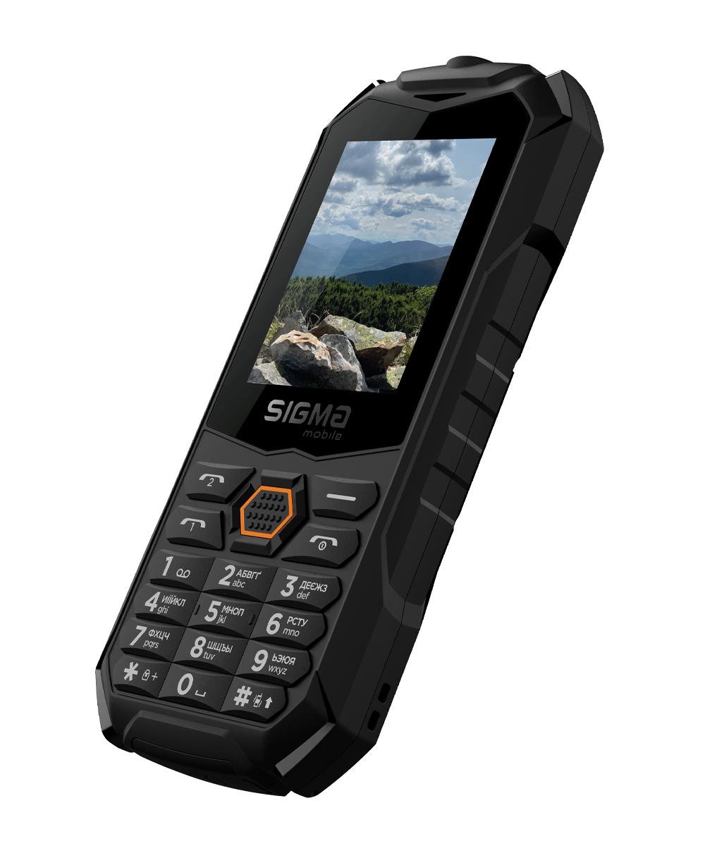 Мобільний телефон Sigma mobile X-treme PV68 Dual Sim Black/Orange (4827798738221) - фото 3