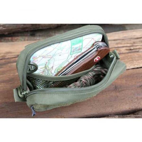 Сумка-подсумок Brandit Molle Pouch Compact 110х155х40 мм Green (8048-1) - фото 4