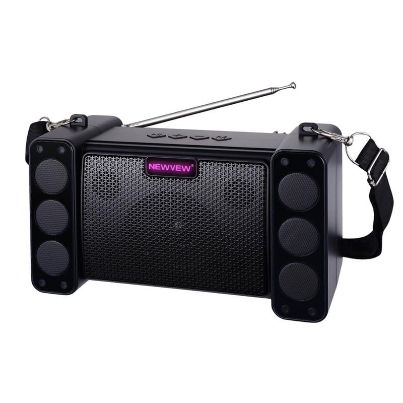 Портативна колонка NEWVEW NV-9172 Solar Panel/BT/USB/TF/FM Black (33687163) Портативна колонка NEWVEW NV-9172 Solar Panel/BT/USB/TF/FM Black (33687163)
