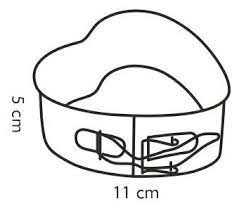 Форма для выпекания Tescoma Delicia сердце 11 см (623161) - фото 2