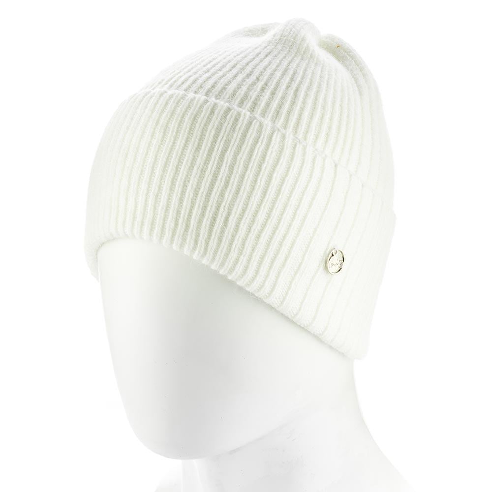 Шапка женская ангоровая прибранная Atrics WH908 одинарная без подкладки с отворотом сверху Белый - фото 1 Шапка женская ангоровая прибранная Atrics WH908 одинарная без подкладки с отворотом сверху Белый - фото 1