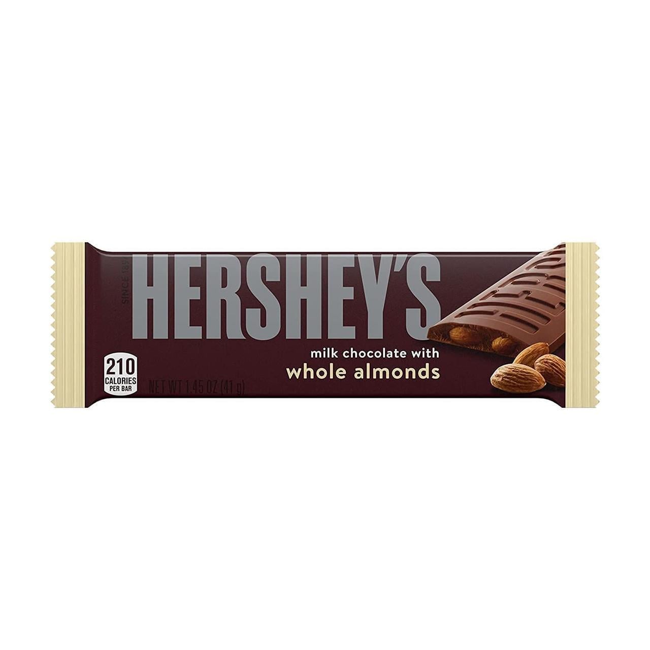 Шоколад Hershey's Milk Chocolate with Almonds 41 г (1599069495) Шоколад Hershey's Milk Chocolate with Almonds 41 г (1599069495)