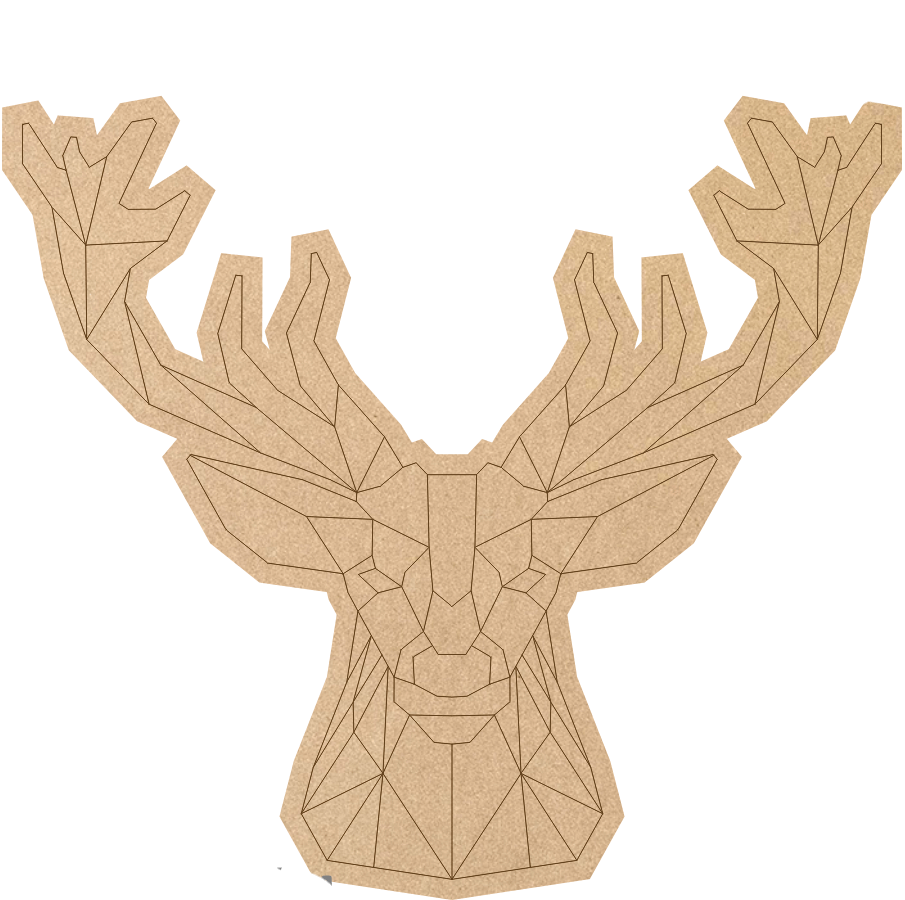 Основа для декорирования панно-мозаика Rosa Talent Олень 2 МДФ 44х39 см (4823098529132)