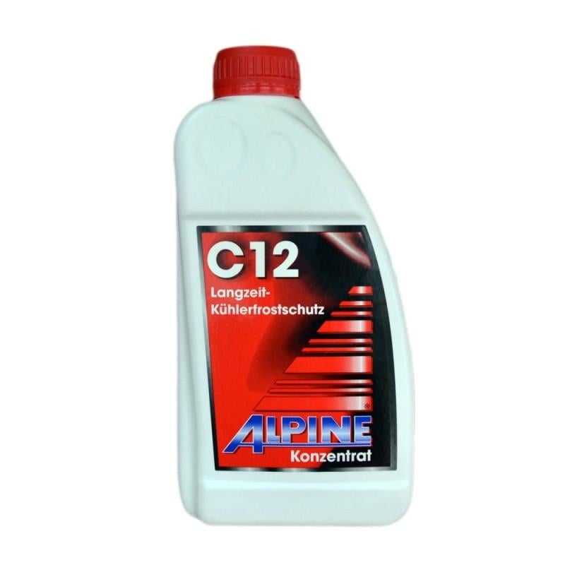 Антифриз Alpine C12 Langzeitkuhlerfrostschutz ready-mix до-36°C 1,5 л Червоний (25588)