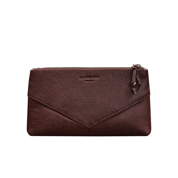 Косметичка женская кожаная 1.0 Бордовый (A-027670)