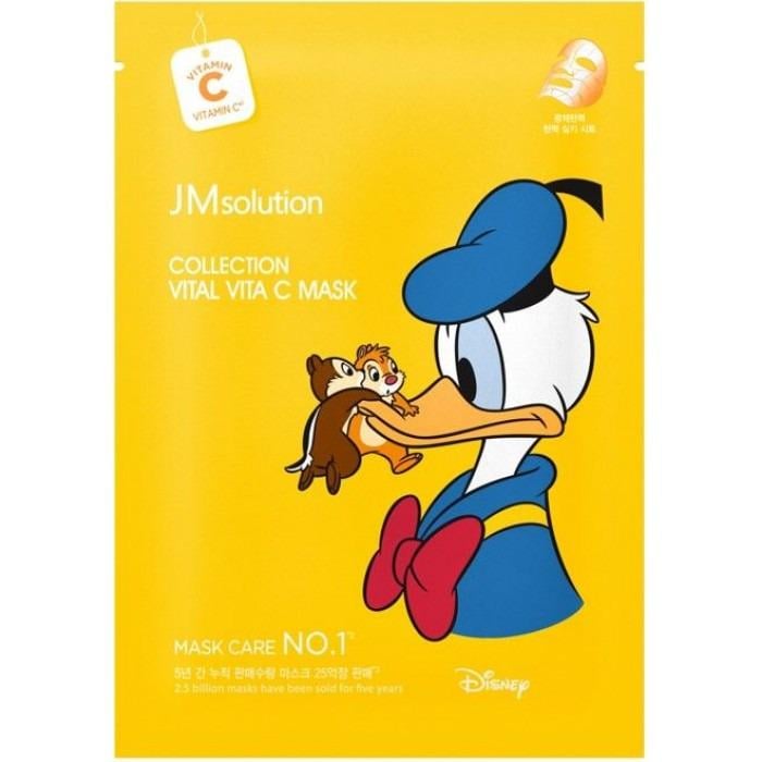 Маска тканинна для обличчя з вітаміном С JMSolution Disney Collection Vital Vita C 30 мл - фото 1