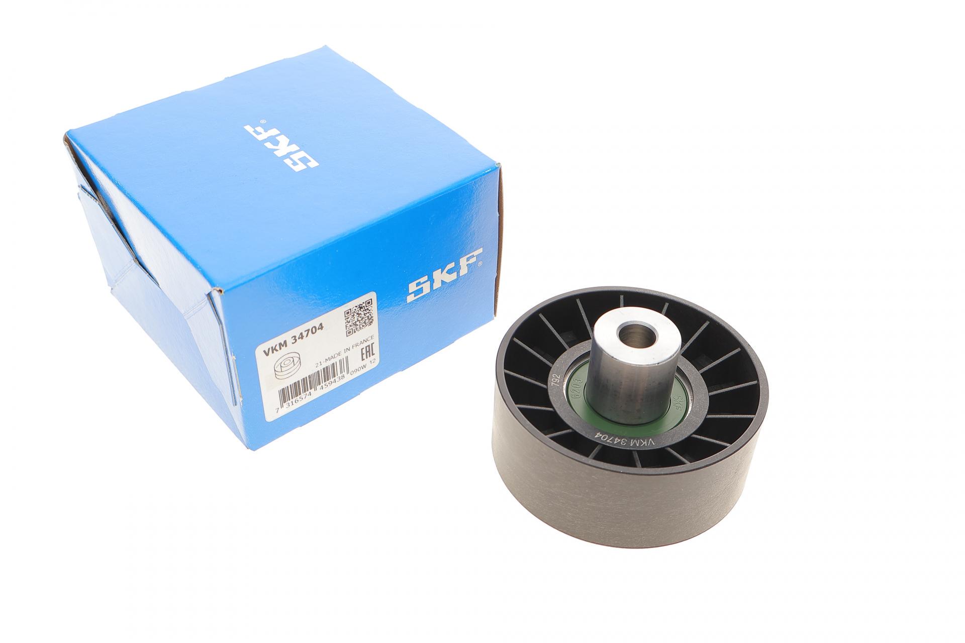Ролик генератора SKF Ford Transit 2.4TDCI паразитный 76,2х31 мм (VKM 34704 SKF)