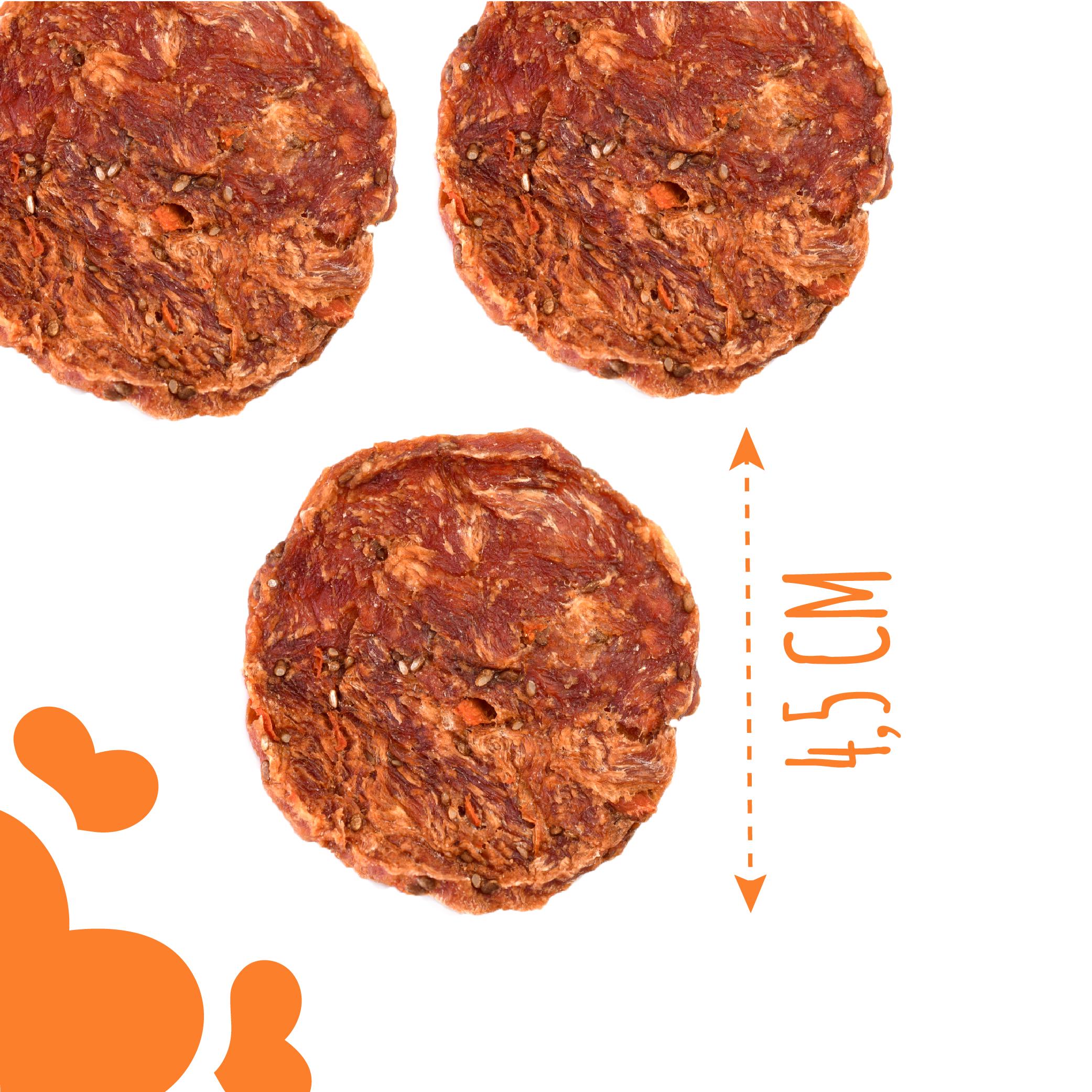 Лакомства для собак Mavsy Refined jerky DUCK CHIPS WITH CHIA SEEDS AND CARROTS чипсы из утки с семенами чиа и морковью от 3-х месяцев 50 г (24628292) - фото 4