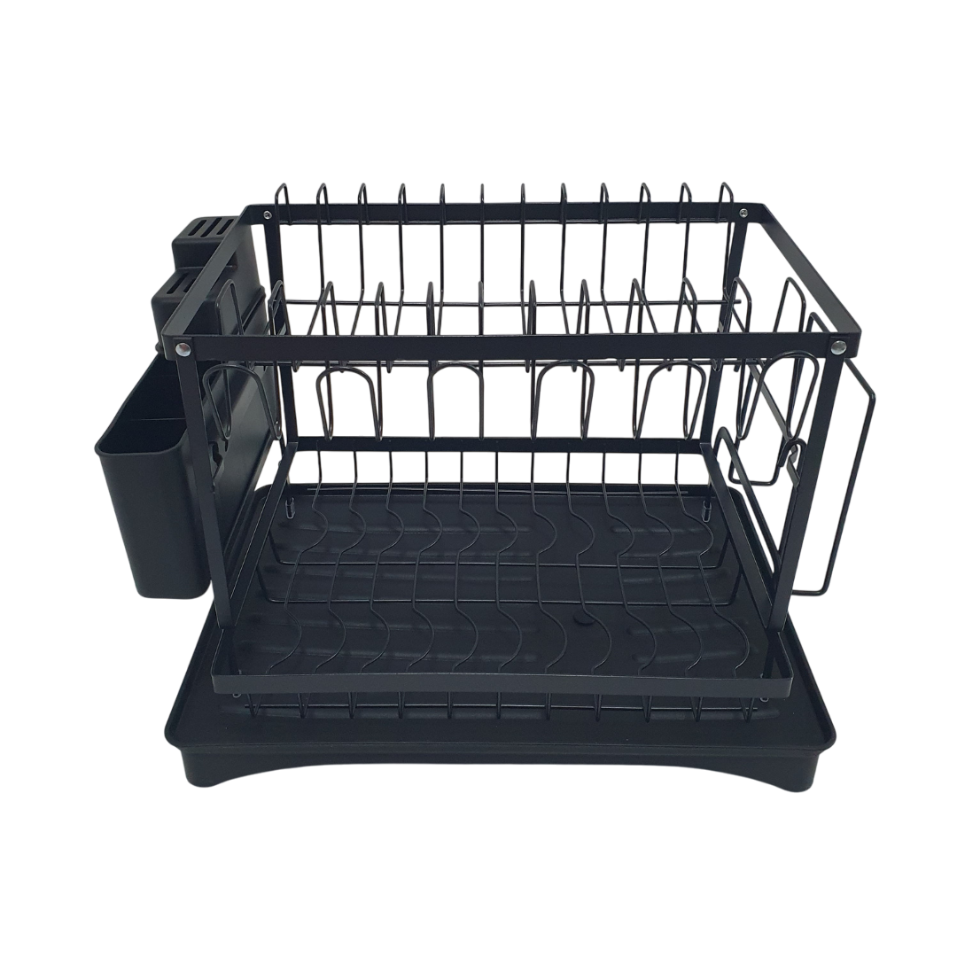 Сушилка для посуды Escurridor двухуровневая Black (L72-V33)