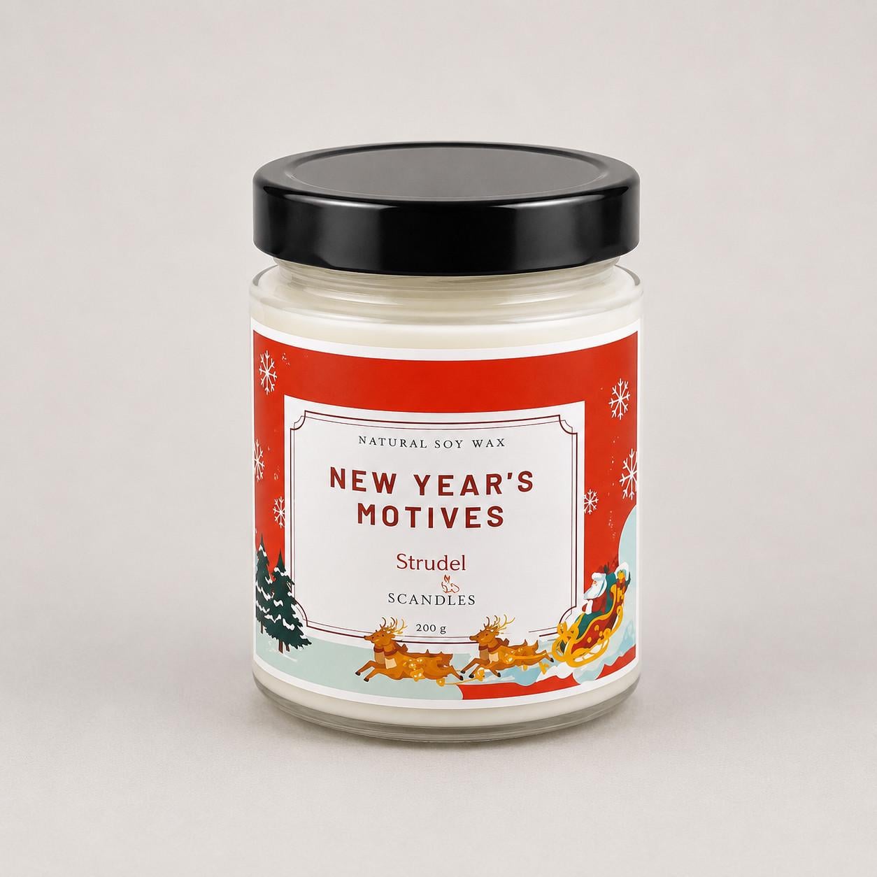 Ароматична соєва свічка Major Gift New Year's Motives