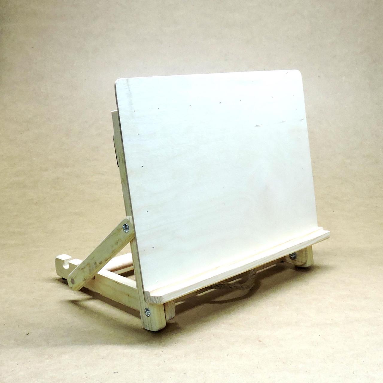 Мольберт из дерева Пикассо А3 настольный раскладной (МЛБ-000203) - фото 2 Мольберт из дерева Пикассо А3 настольный раскладной (МЛБ-000203) - фото 2