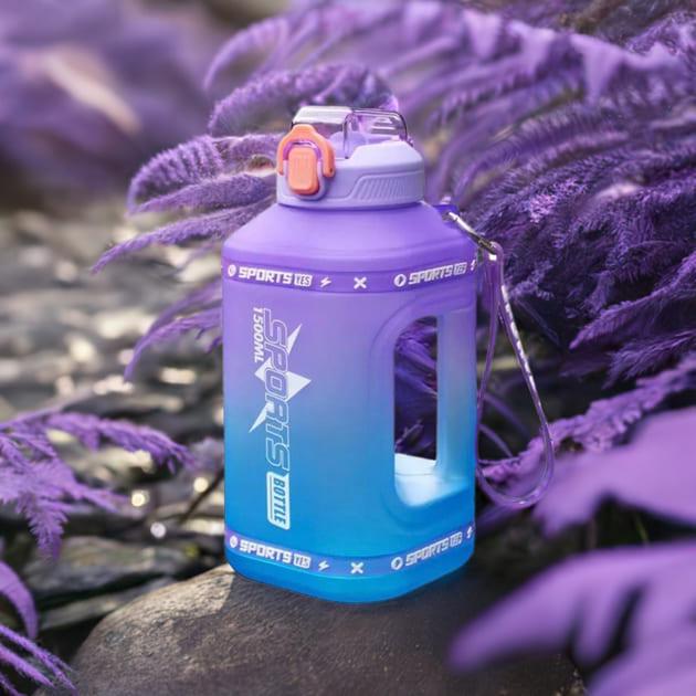 Бутылка спортивная OSPORT 1500 мл Фиолетовый (MS 4621) - фото 3 Бутылка спортивная OSPORT 1500 мл Фиолетовый (MS 4621) - фото 3
