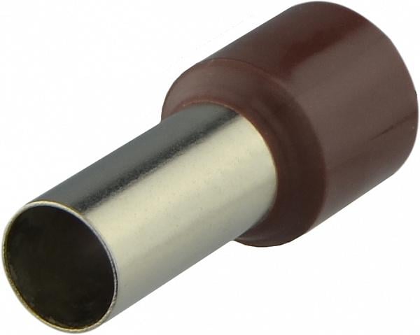 Наконечник изолированный АСКО-Укрем НТ 25,0-16 25 мм2 гильза 16 мм 1 шт. Коричневый (A0060010034)