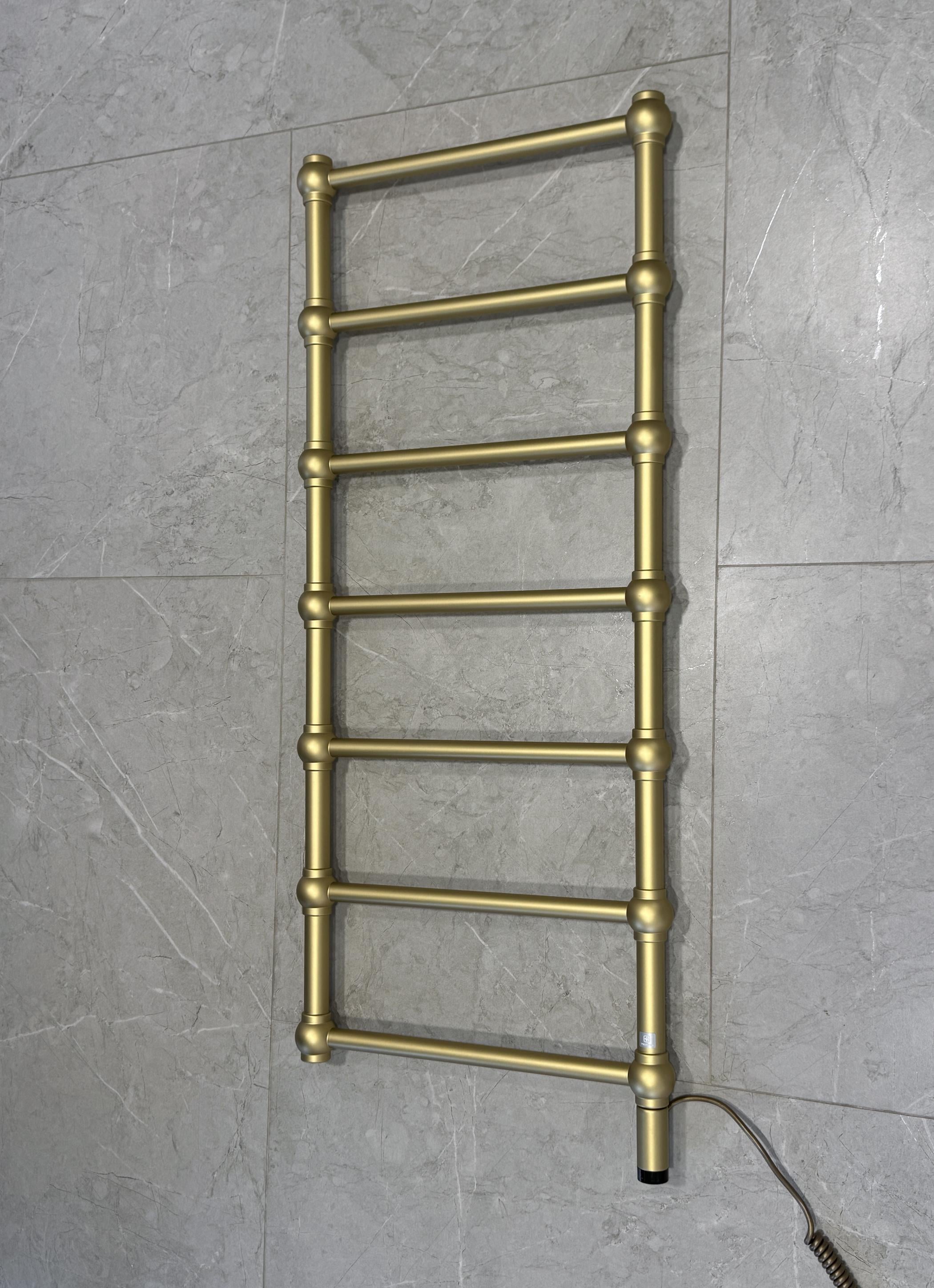 Рушникосушка електрична Terma Retro з ТЕНом ONE 1170x504 мм Brass (789)