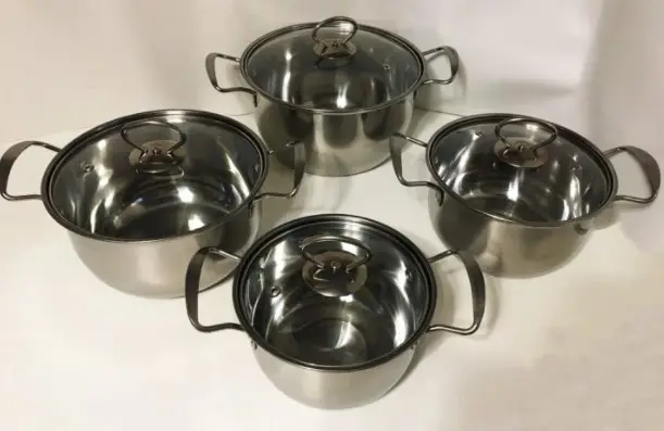 Набор кастрюль с крышками UNIQUE 5072UN из нержавеющей стали для всех типов плит 8 пр. (ffe65031) - фото 6