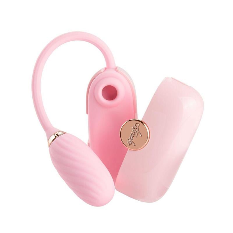 Стимулятор вакуумний для клітора з віброяйцем Otouch Louis Vibrate Pink 6,4 см Рожевий (56404) Стимулятор вакуумний для клітора з віброяйцем Otouch Louis Vibrate Pink 6,4 см Рожевий (56404)