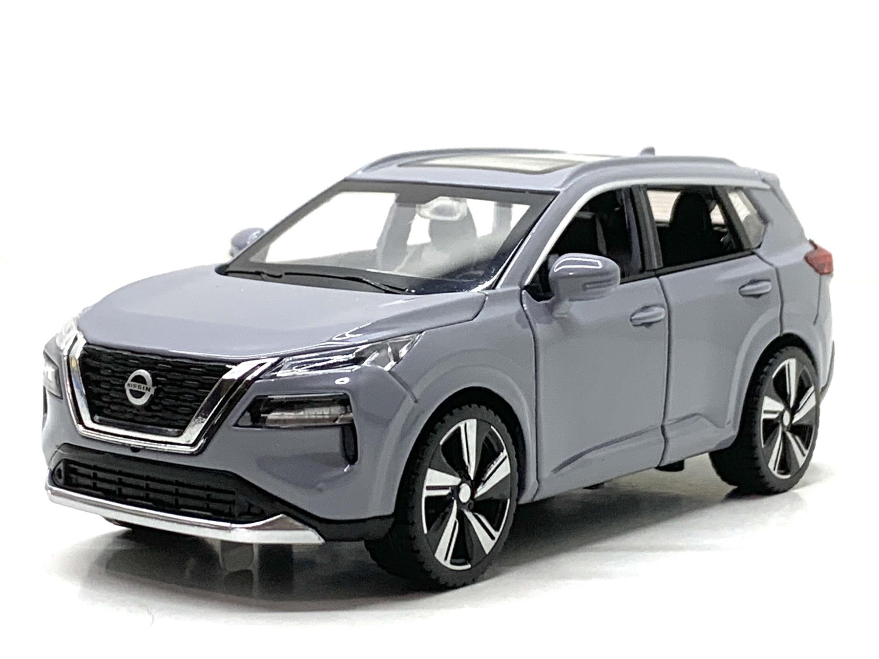 Машина TK Union Group Nissan X-Trail металлопластиковый 1:32 звук/свет/инерция Серый (ТК-10415)
