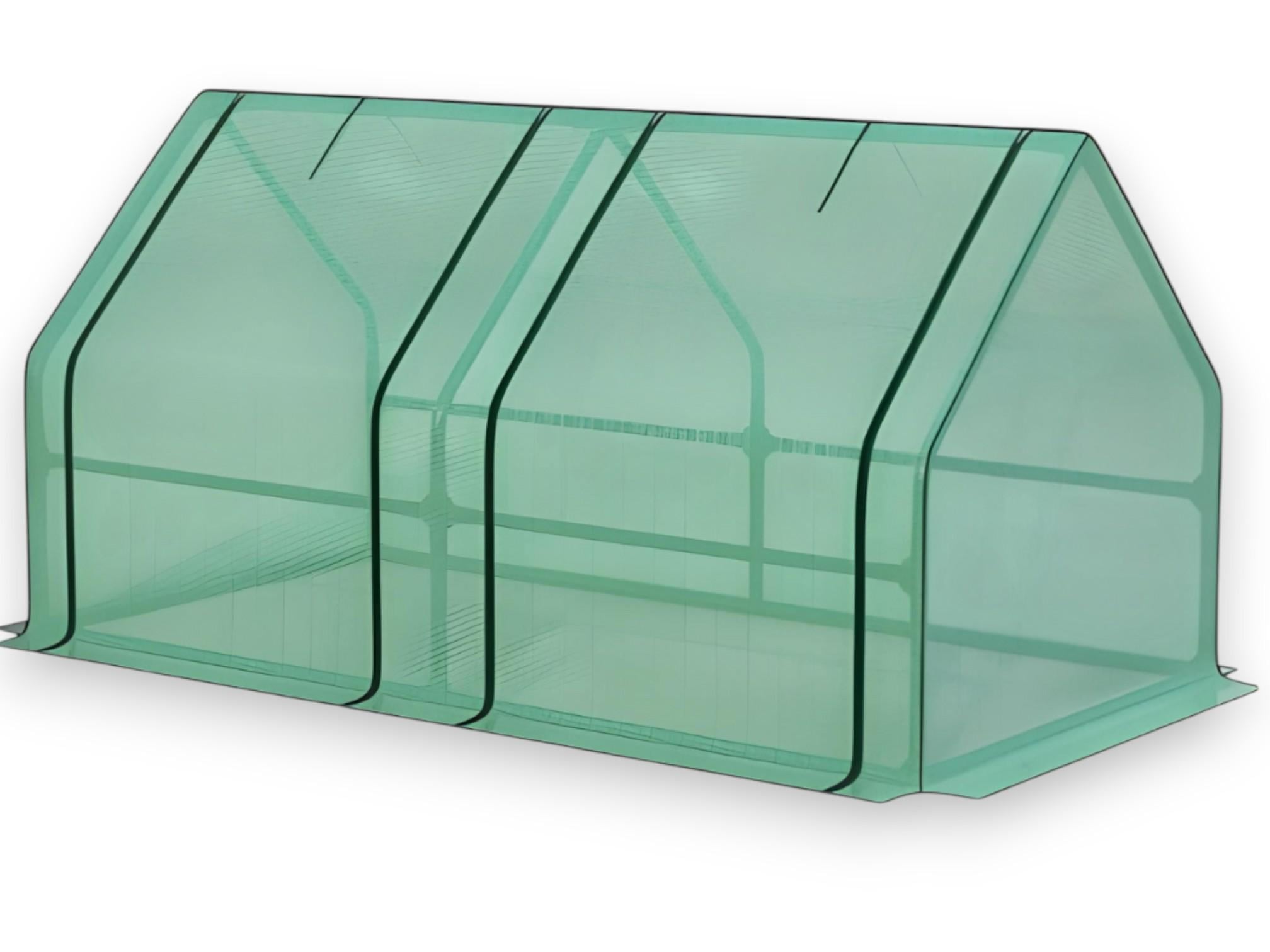 Теплица каркасная для дачи Helper HP-1132 140 г/м2 180х90х90 см Зеленый