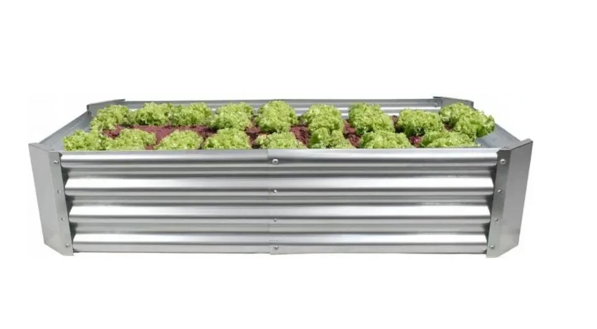 Грядка прямоугольная Garden Line оцинкованная 240х120х30 см (ZAK8304)