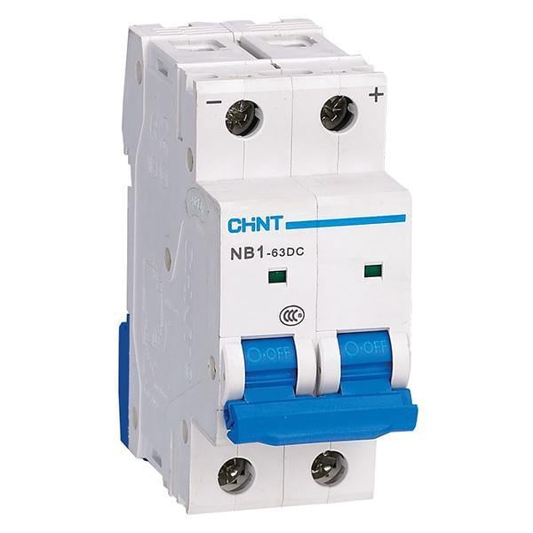 Автоматичний вимикач CHINT NB1-63DC 2P 32A 6кА C (182723)