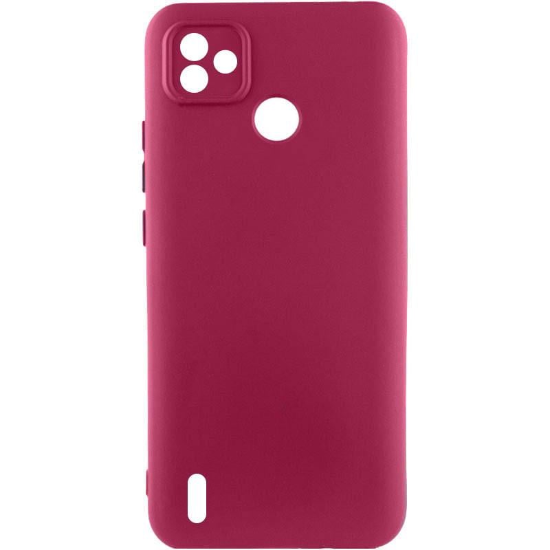 Противоударный Чехол Silicone Cover Lakshmi Full Camera (A) для TECNO POP 5 Бордовый / Marsala