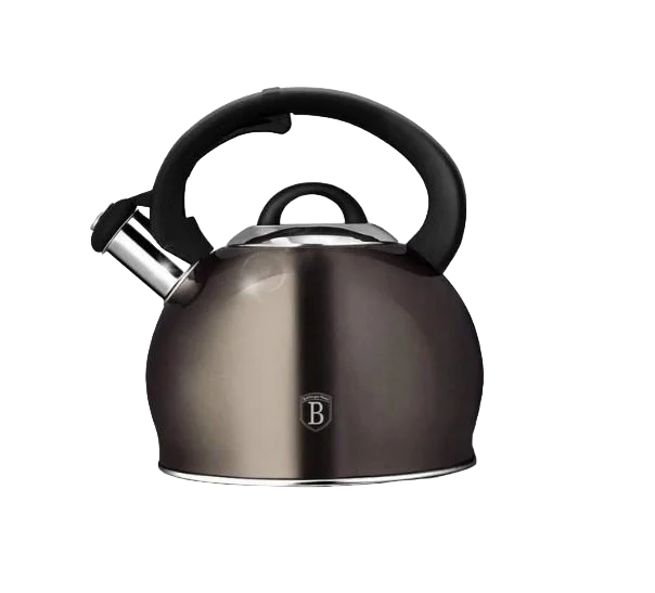 Чайник со свистком Carbon Metallic Line Berlinger Haus нержавеющая сталь 3 л (852eca7d) - фото 1 Чайник со свистком Carbon Metallic Line Berlinger Haus нержавеющая сталь 3 л (852eca7d) - фото 1