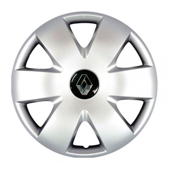 Автомобильные колпаки SKS 308 R15 с логотипом Renault 4 шт. Серебристый