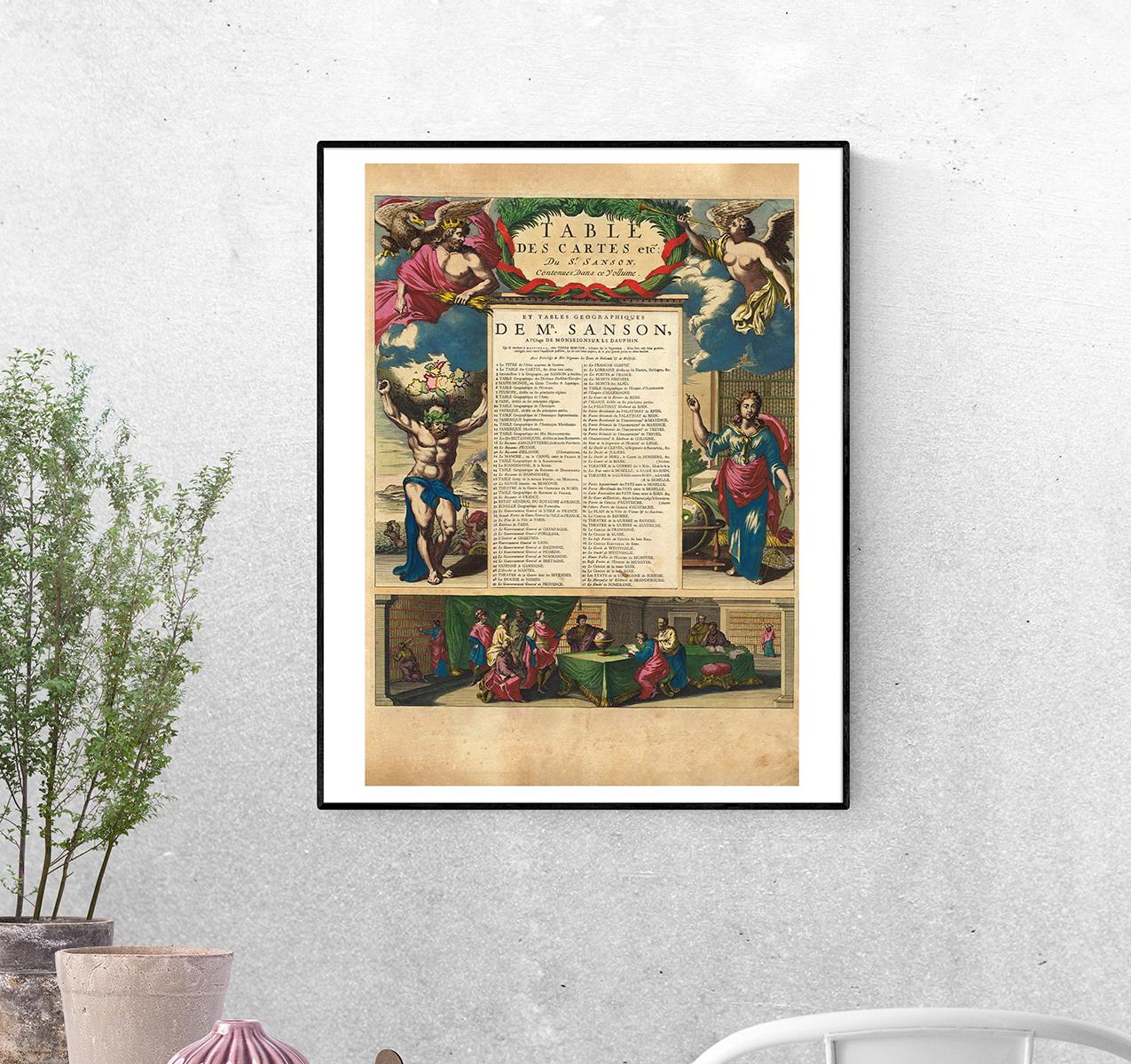 Постер Карточный стол формат А-5