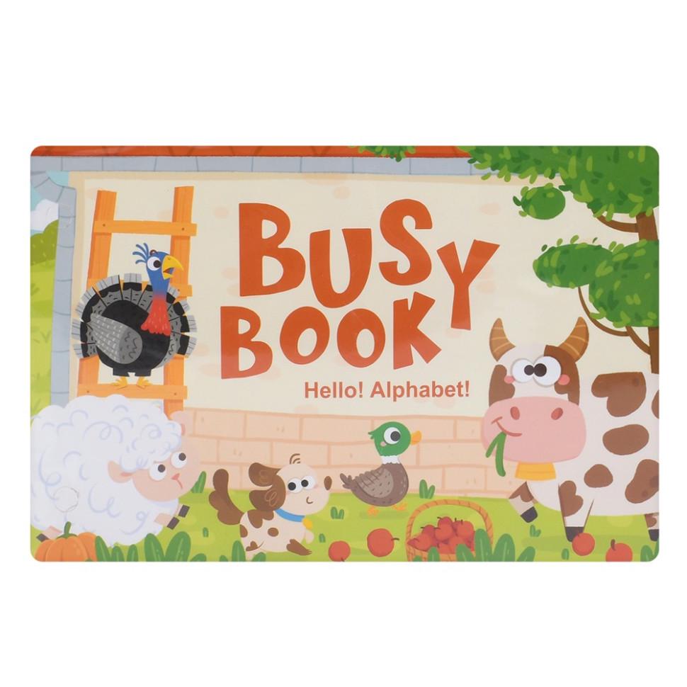 Книга-игрушка мягкая развивающая Bambi Busybook Белый (BK-203-D-802) Книга-игрушка мягкая развивающая Bambi Busybook Белый (BK-203-D-802)
