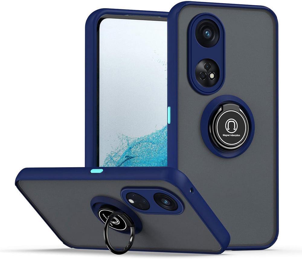 Защитный чехол MatteLuxe OPPO Reno8 T (с кольцом) Blue (38250-28) Защитный чехол MatteLuxe OPPO Reno8 T (с кольцом) Blue (38250-28)