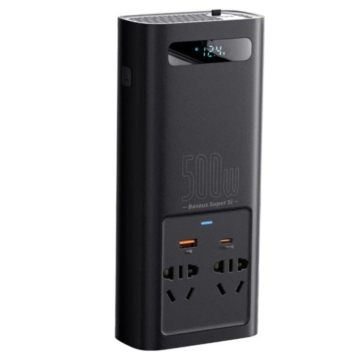Автомобильный инвертор BASEUS Super Si Power Inverter 500W