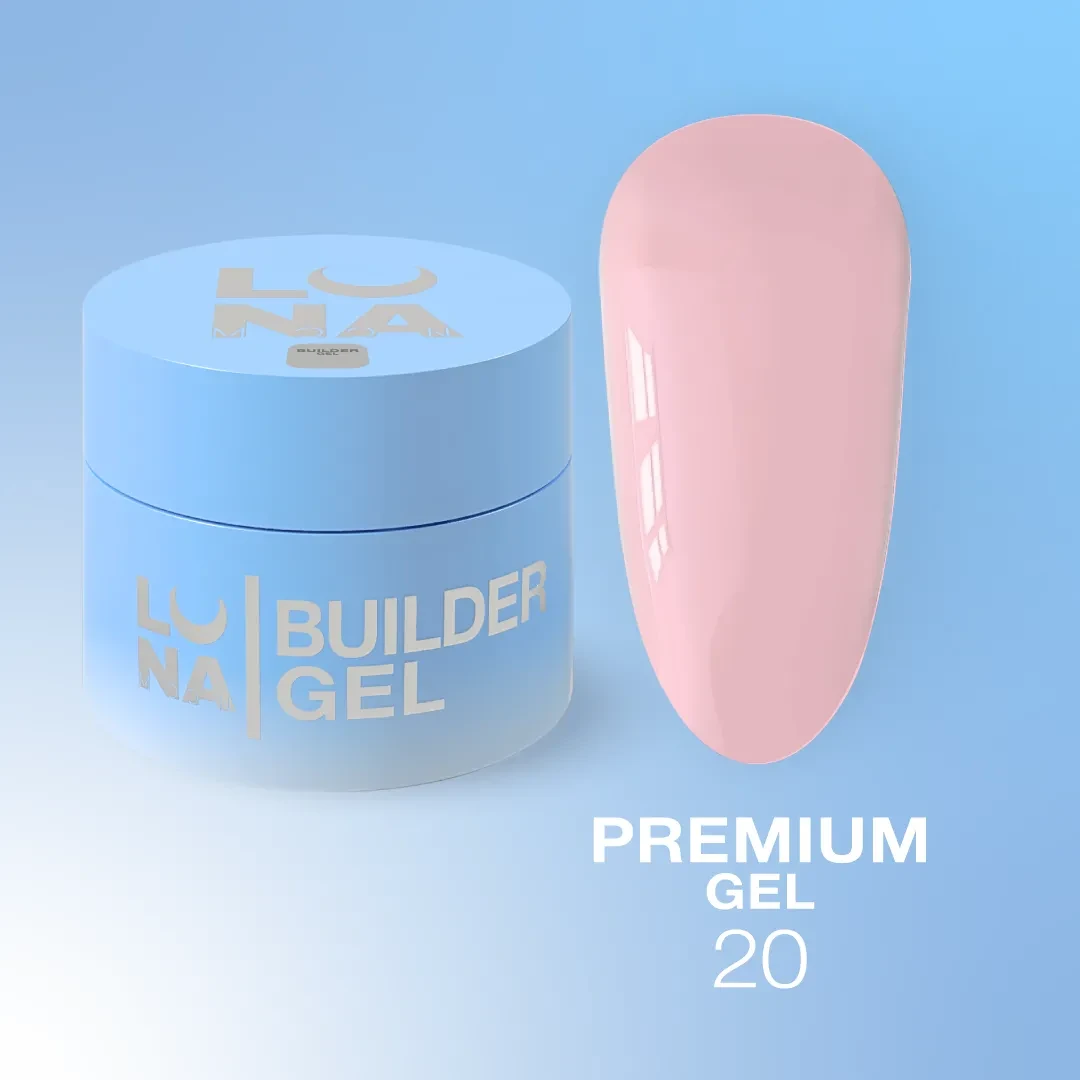 Гель Luna Moon Premium Gel №20 50 мл Розовий
