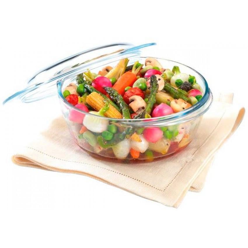 Каструля для запікання Pyrex кругла 1 л (207A000) - фото 3 Каструля для запікання Pyrex кругла 1 л (207A000) - фото 3