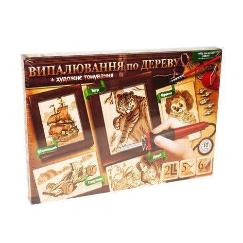 Набор для творчества Danko Toys Обжиг по дереву и художественная тонировка (WD-01-01U) Набор для творчества Danko Toys Обжиг по дереву и художественная тонировка (WD-01-01U)