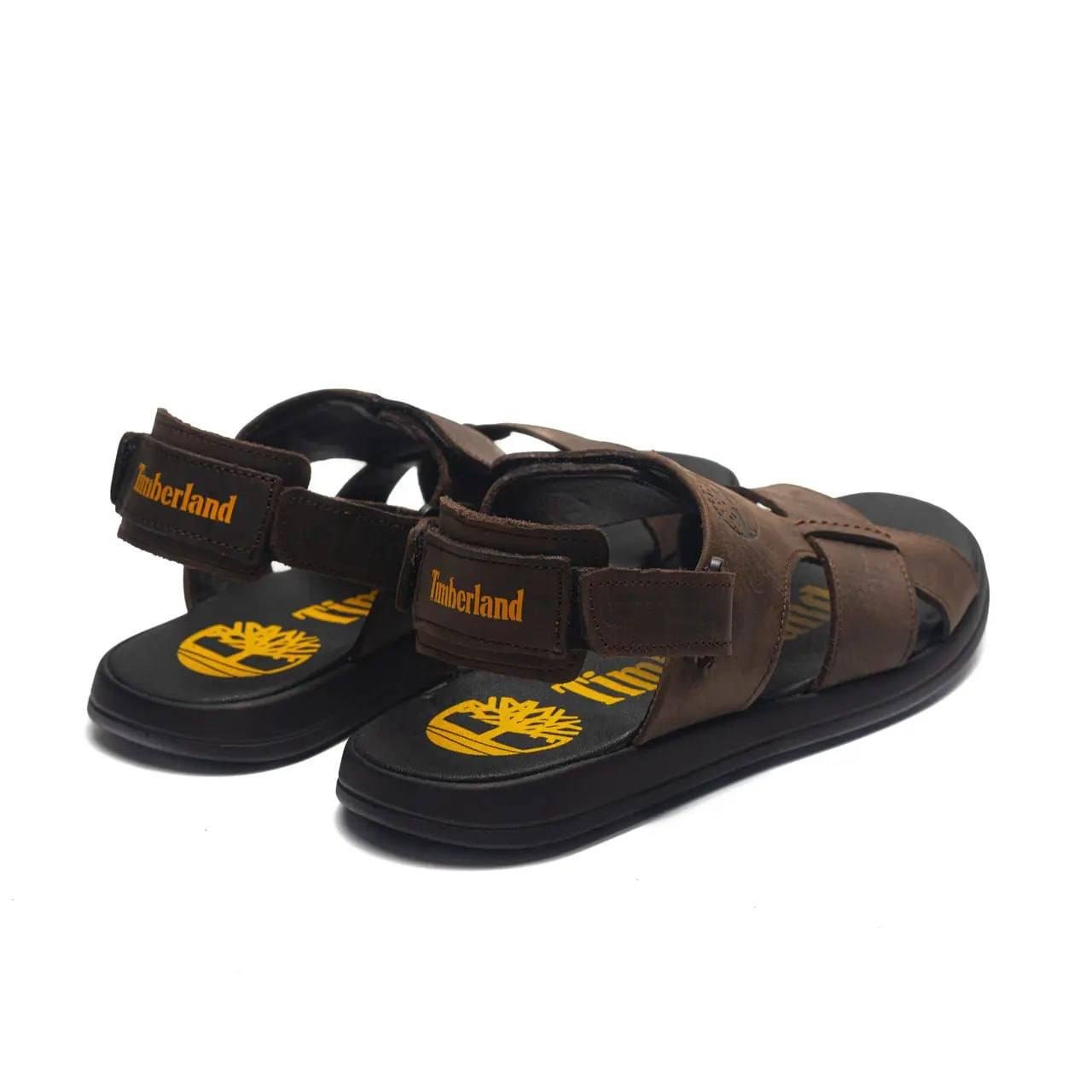 Сандалии мужские кожаные Timberland р. 41 Коричневый (26063366) - фото 4 Сандалии мужские кожаные Timberland р. 41 Коричневый (26063366) - фото 4