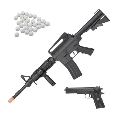 Дитяча гвинтівка іграшкова Vigor 9902 та пістолет на кульках (20631701)