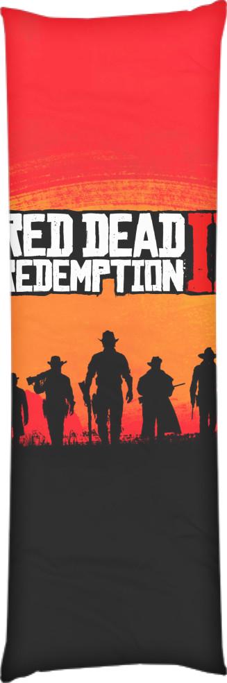 Подушка дакимакура Red Dead Redemption 2 1 60x180 см (14094654)