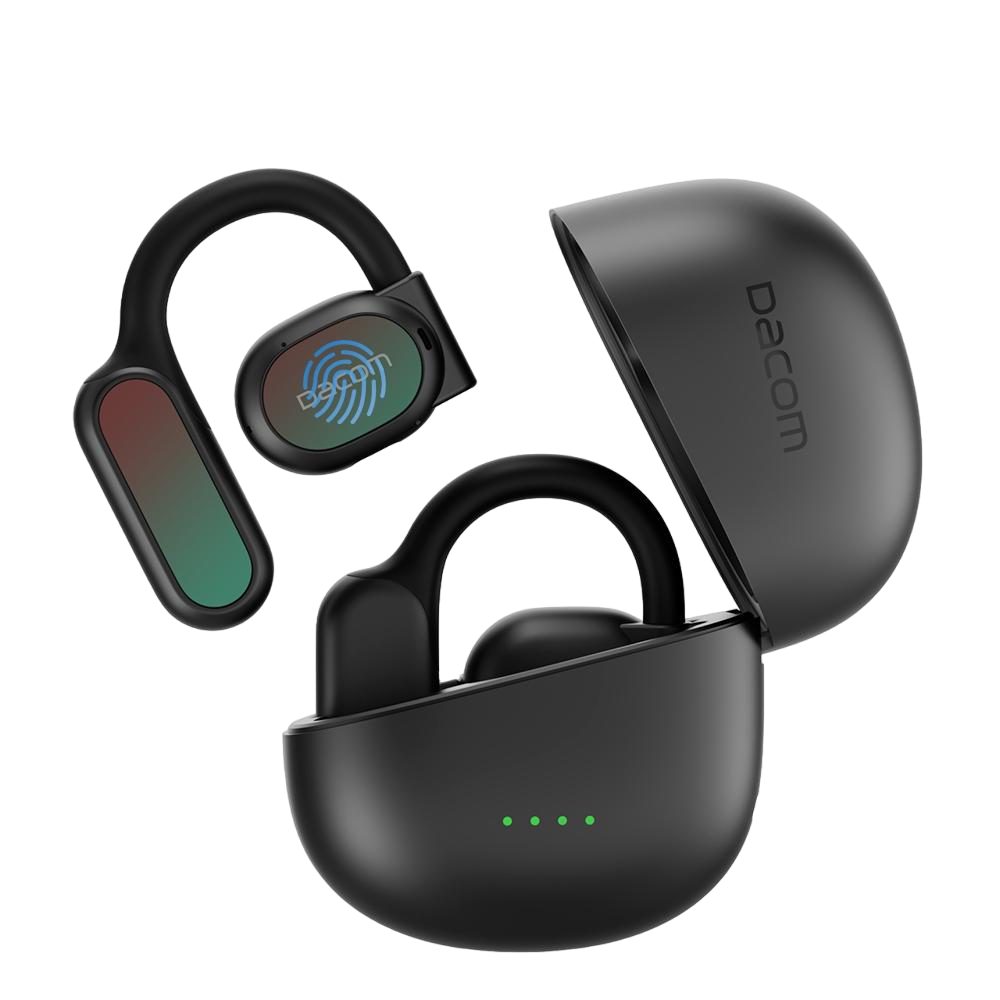 Наушники беспроводные Dacom H11 FreeBeats PRO с открытым динамиком и шумоподавлением Black (78405420)