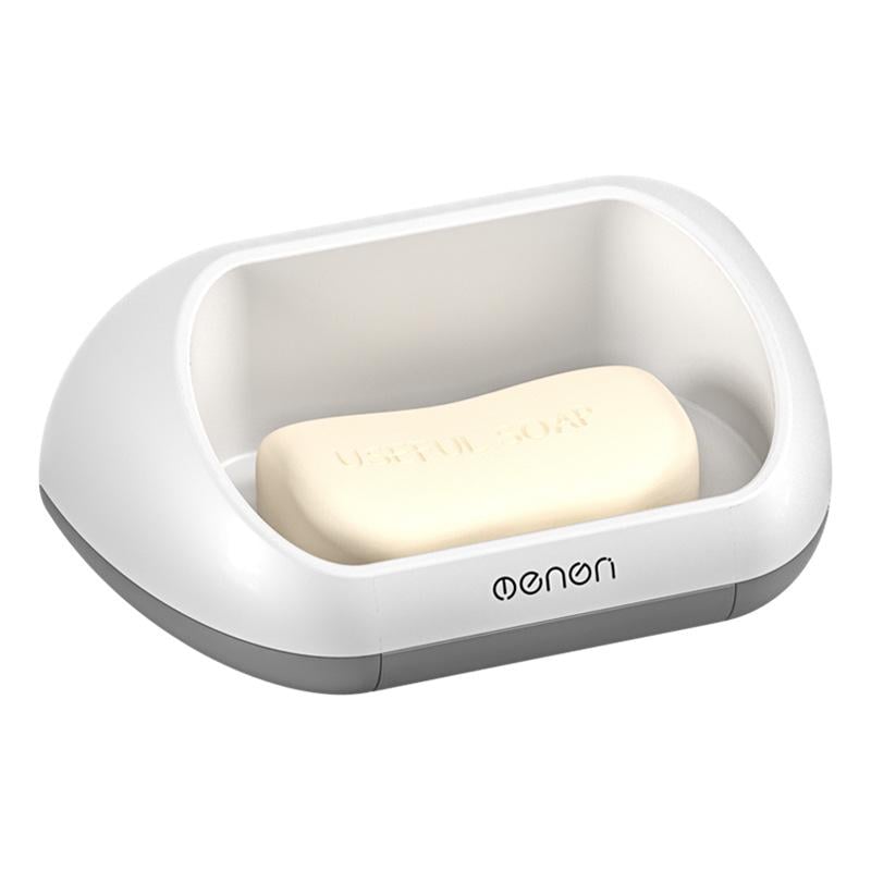 Мильниця на стіну MENON XS-101 пластикова White/Gray