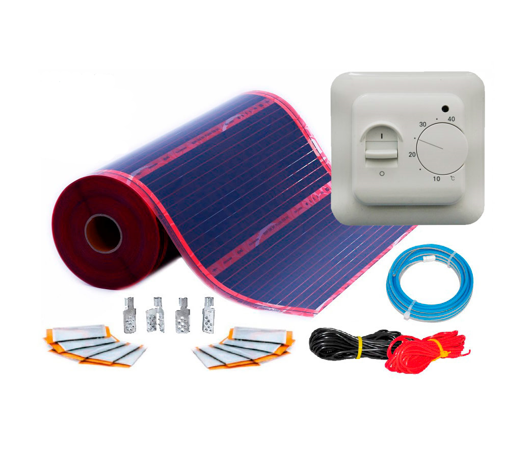 Нагревательная пленка RexVa E-10 1 м² + терморегулятор