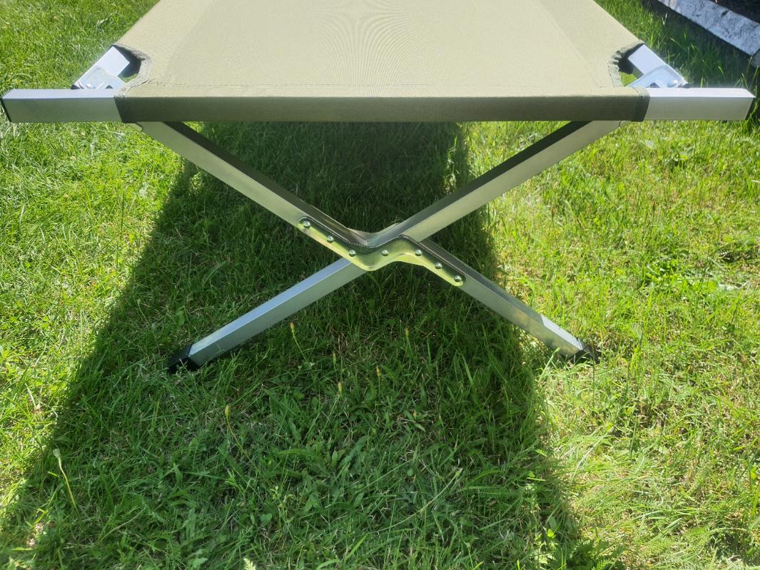 Раскладушка армейская полевая Mil-Tec US Type Steel 200 кг 200x65 см Olive (14401501) - фото 5 Раскладушка армейская полевая Mil-Tec US Type Steel 200 кг 200x65 см Olive (14401501) - фото 5