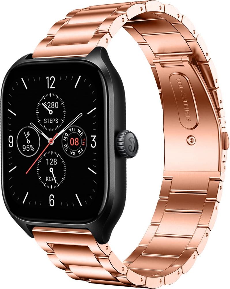 Браслет металлический Shape для Amazfit GTS 4/Mini Rose Gold (29515-27)