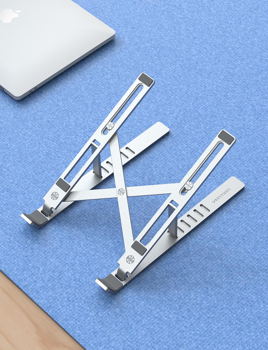 Підставка Vention для ноутбуку металева складана Сірий (KDLI0) - фото 11 Підставка Vention для ноутбуку металева складана Сірий (KDLI0) - фото 11