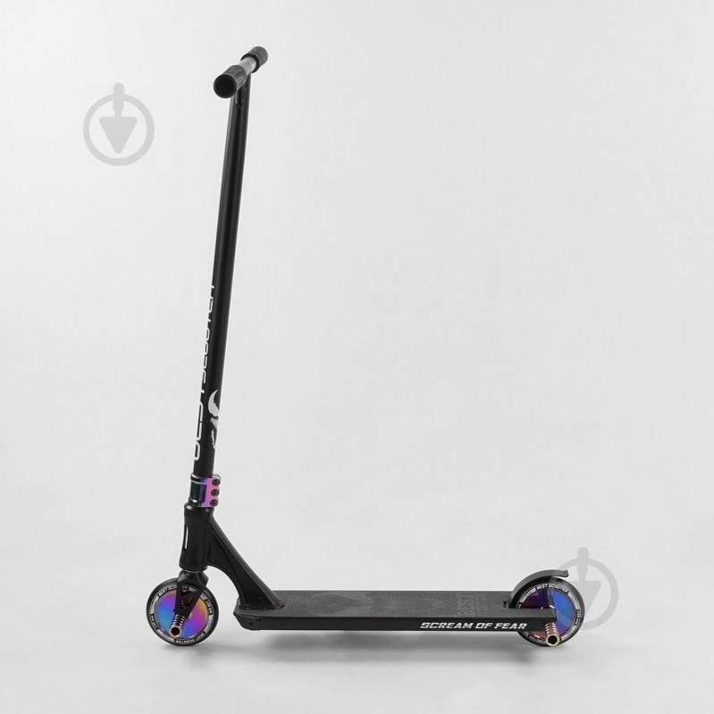 Самокат трюковый Best Scooter "SIMBIOTE" HIC-система, ПЕГИ, алюминиевый диск и дека Black (102305) - фото 3