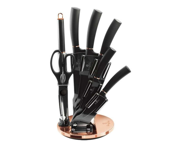 Набір ножів Berlinger Haus Black Rose Collection 8 пр. (BH-2421)
